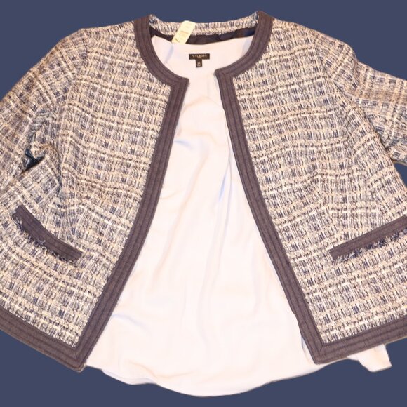 Talbots Tweed Jacket – Blue, Fully Lined – NWT – Size 18W - Picture 9 of 9